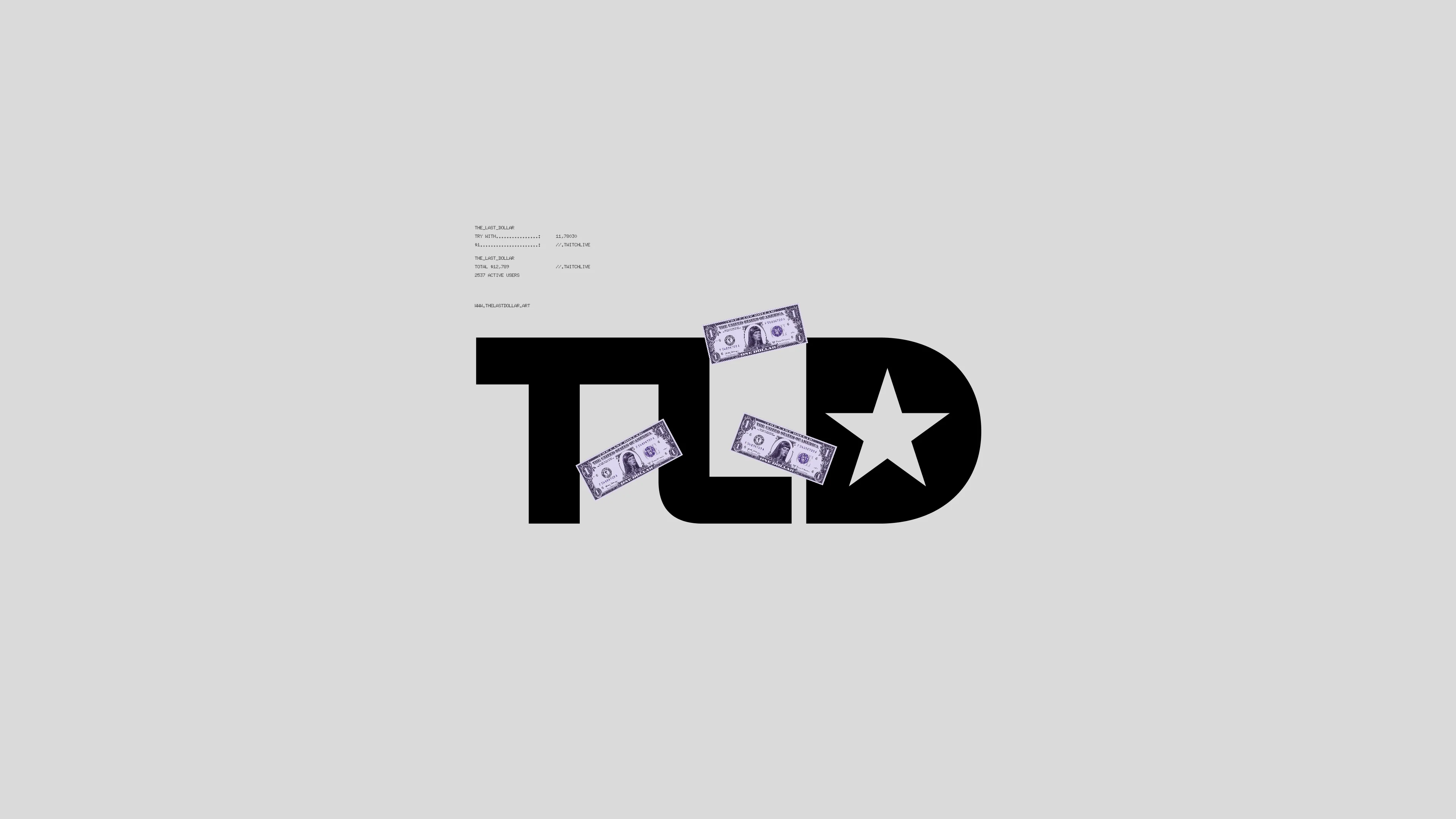 TLD logo with flying dollar bills