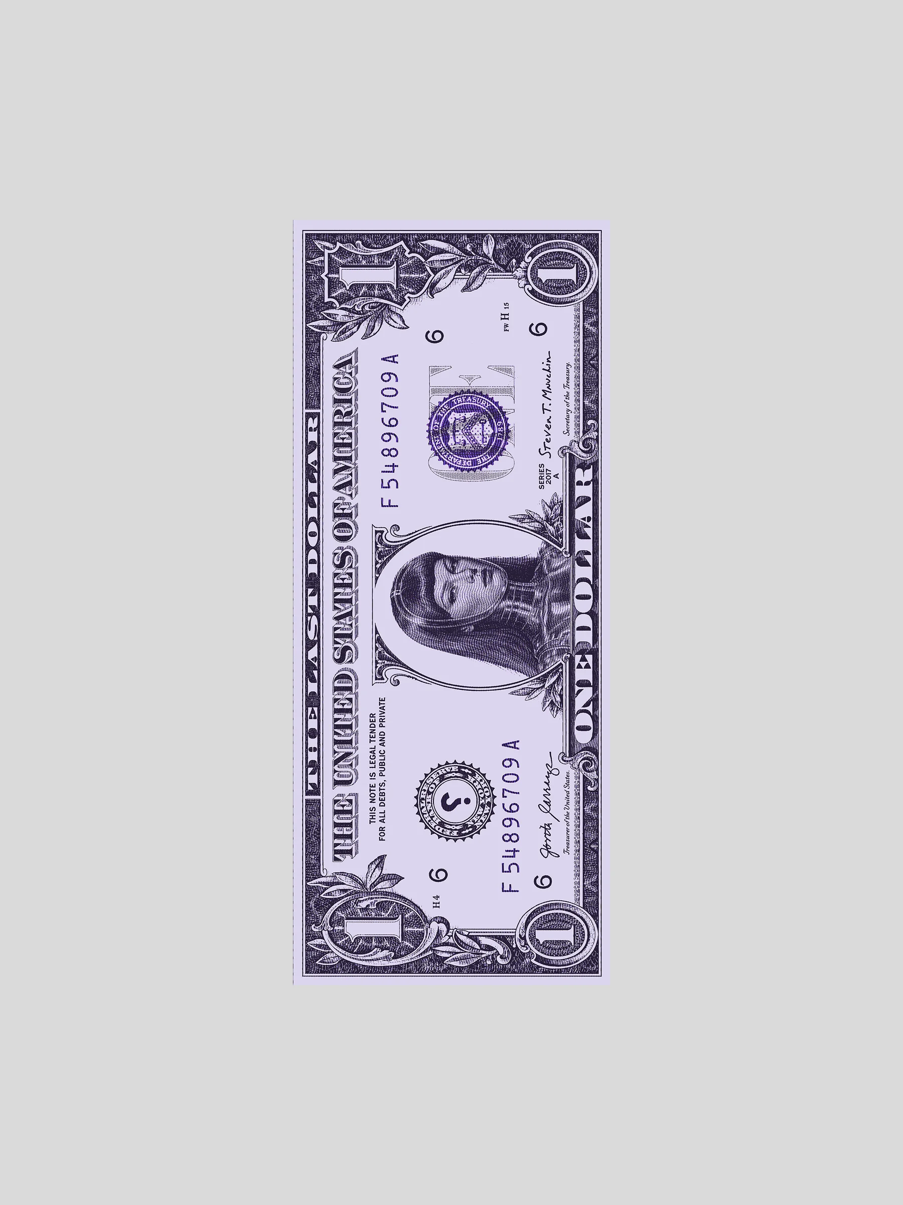Vertical The Last Dollar banknote